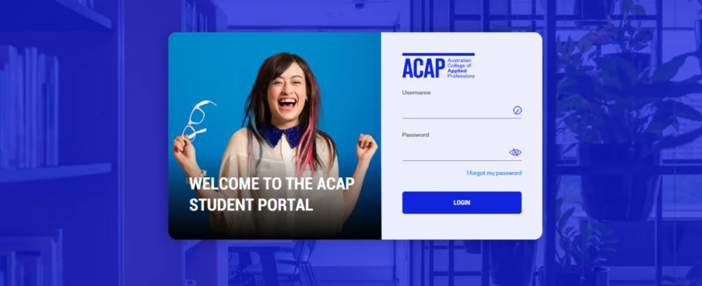 Features Australian College of Applied Psychology (ACAP) Student portal