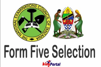 Form Five Selection 2023 Lindi Region