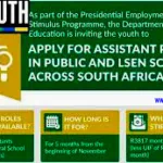 SA Youth Teachers Assistant Online Application 2023 | Apply Online