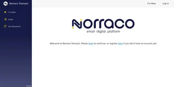 Norraco Transact | How to Login & Register