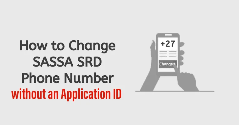 How to change SRD phone number without an application ID