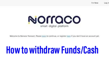 How to withdraw funds from Norraco Transact eWallet