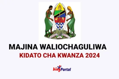 Form One Selection 2024 Dar es Salaam, Waliochaguliwa kidato cha kwanza 2024 Dar es Salaam