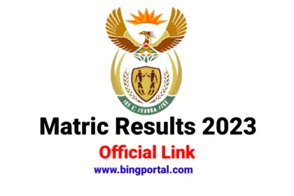 Matric Results 2023 Link: Check here