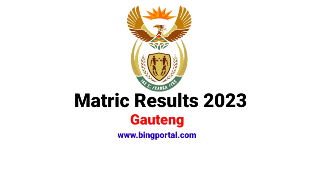 Gauteng Matric Results 2023 - Check here