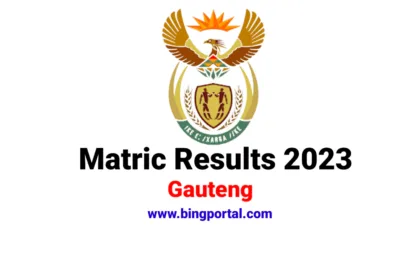 Gauteng Matric Results 2023 - Check here