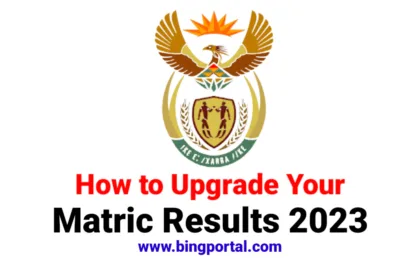 How to upgrade Matric Results 2024