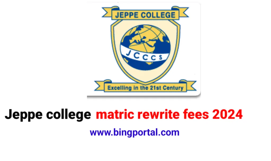 Jeppe college matric rewrite fees 2024