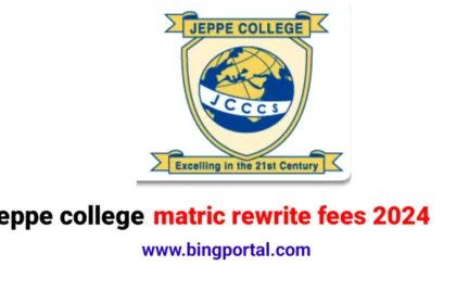 Jeppe college matric rewrite fees 2024