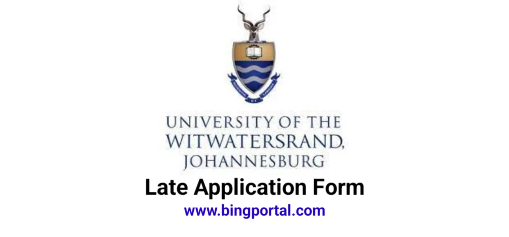 WITS Late application form 2024 | How to Apply
