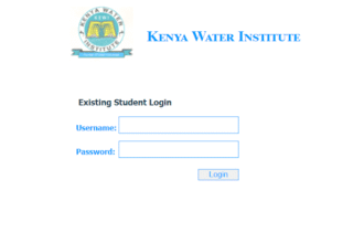 KEWI Student Portal Login - The Kenya Water Institute