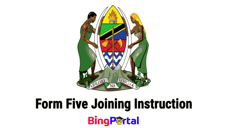Kisutu Secondary School Form Five Joining instruction 2025