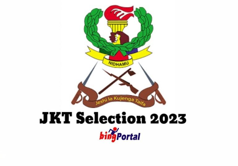 Form Six JKT Selection 2025 Mpwapwa Camp PDF