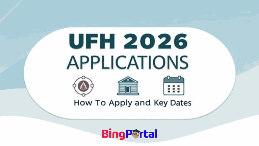 UFH Online Application form 2026