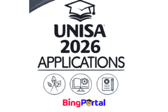 UNISA Online Application form 2026