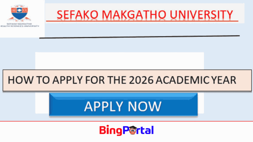 SMU Online Application form 2026 | Sefako Makgatho Health Sciences University