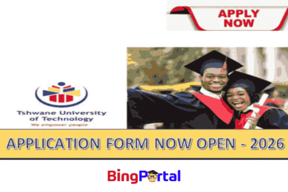 TUT Online Application form 2026 | Tshwane University of Technology