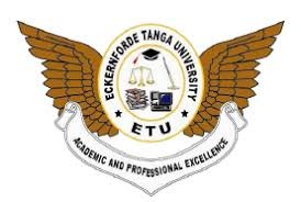 The Eckernforde Tanga University ETU Online Application System 2025/2026 | How To Apply