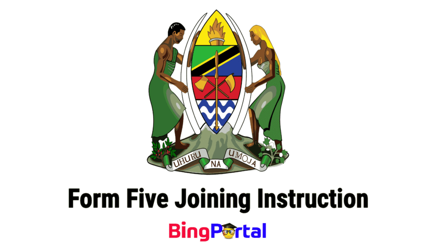 Moshi Technical Secondary School Form Five Joining instruction 2025