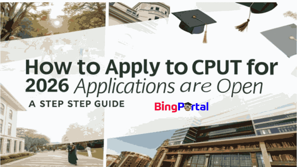 CPUT Late application form 2026 | How to Apply