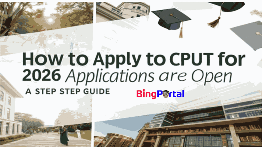 CPUT Late application form 2026 | How to Apply